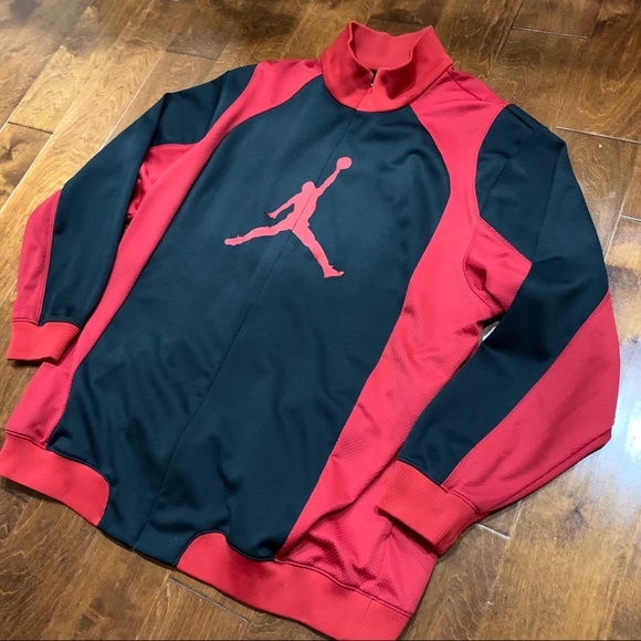 Jordan Other - Jordan Bred Zip Up Jacket Black Red 3XL